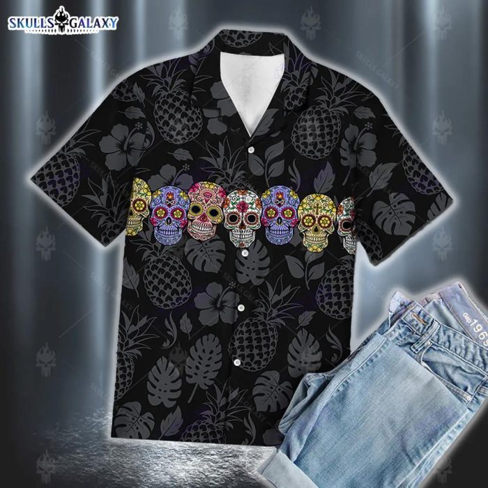 Birthday Presents Classic Skull H23708 Hawaiian Shirt