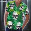 Birthday Presents Green Skull D0807 Hawaii Shirt
