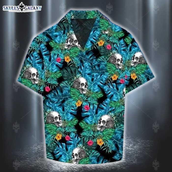 Cover Your Body With Amazing Beach Vibe Skull Summer Tropical Hawaiian Aloha Shirt