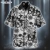 Dark Flower And Skull Hawaiian Shirt Crazy Funny Hawaiian Shirt Vintage Hawaiian Shirt