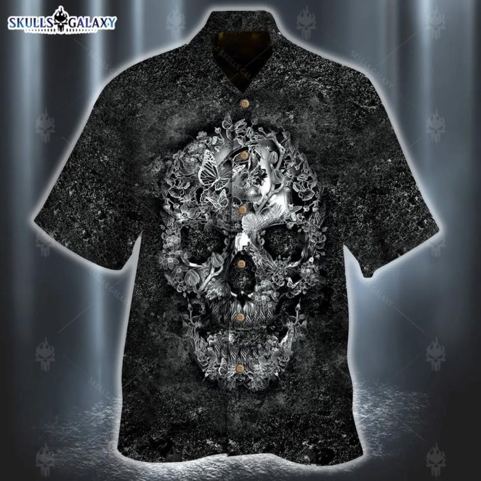 Dark Skull Hawaiian Shirt