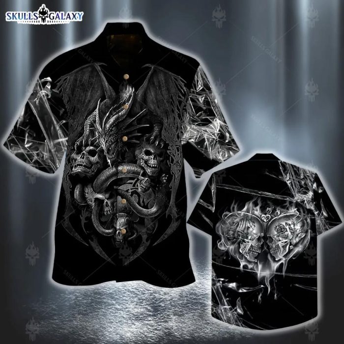Dragon Skull Hawaiian Shirt Pp037