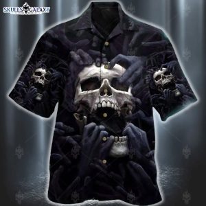 Grunge Skull Hawaiian Shirt