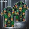 Hawaiian Aloha Shirt Made In Hawaii Skull Pineapple Flag