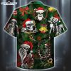 Hawaiian Aloha Shirt Merry Christmas Skull Santa